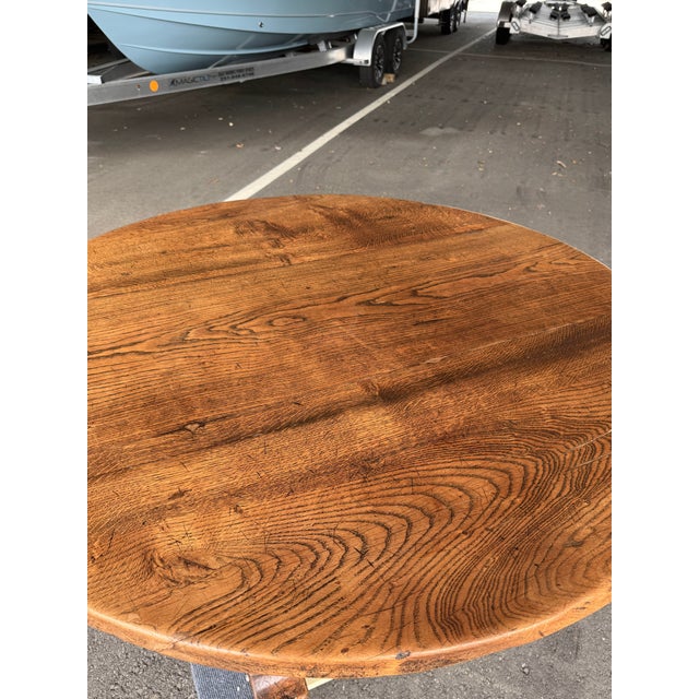 Antique 47'' Round French Dining Table For Sale - Image 12 of 12