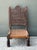 Vintage Hand Carved Low Weavers Chair For Sale - Image 4 of 12