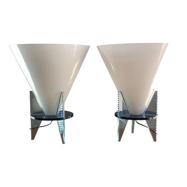 Model Otéro Lamps in Rodolfo Dordoni for Fontana Arte, 1986, Set of 2 For Sale