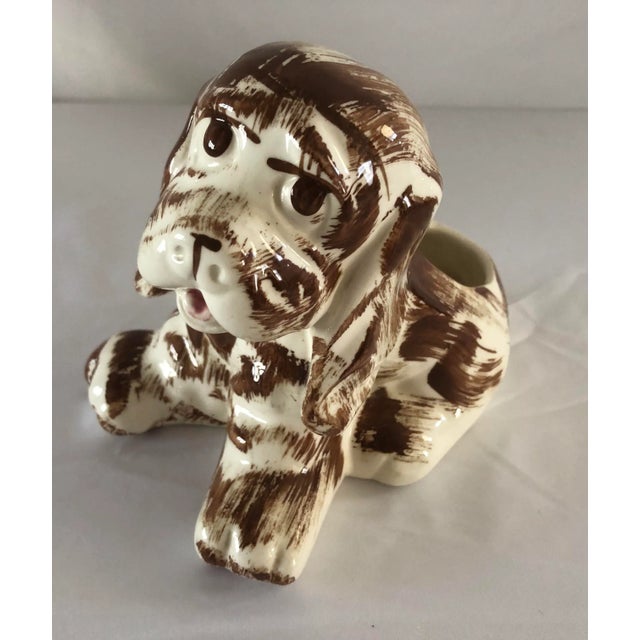 1950’s Cocker Spaniel Dog Planter For Sale - Image 9 of 9