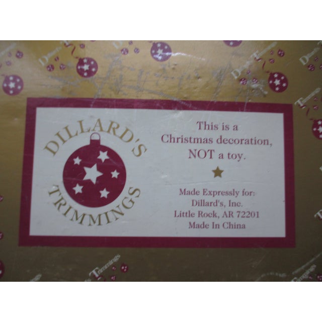 Vintage Christmas Gold, Green, Red Holly & Berry Topiary Trees For Sale - Image 10 of 10