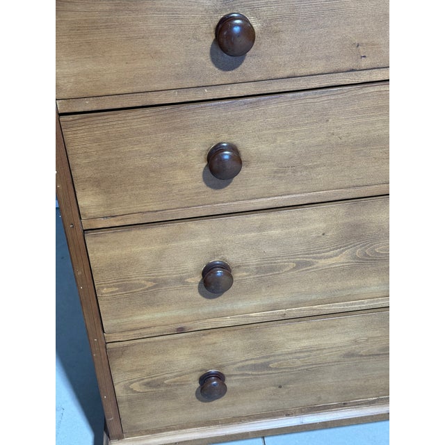 Antique Pine Two Over Three Drawers - Chest of Drawers From England For Sale - Image 6 of 18