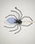 Mid-Century Modern Wall Lamp in Metal and Murano Glass Depicting a Spider, Italy, 1950s For Sale - Image 17 of 17