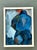 Abstract Blue Figurative Painting on Canvas For Sale - Image 10 of 15