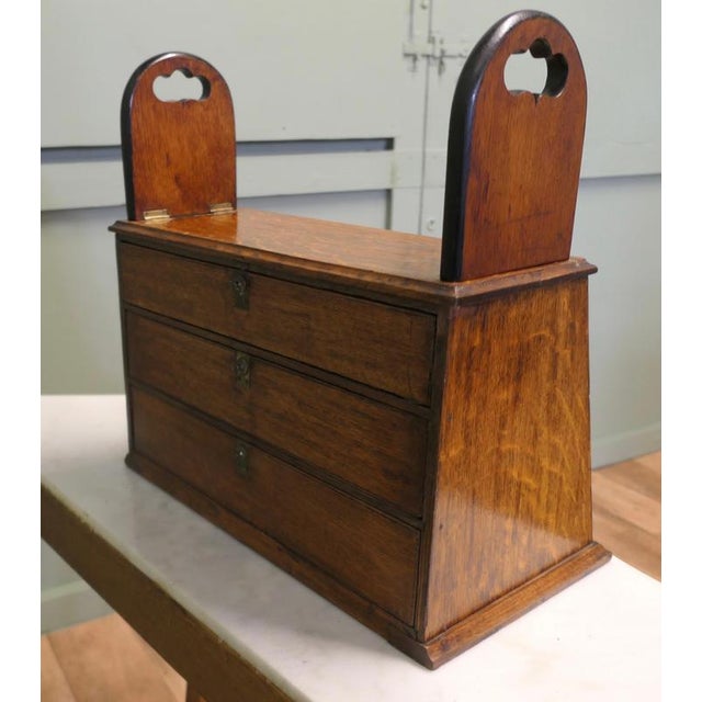 Victorian Stationer's Advertising Cupboard For Sale - Image 4 of 7
