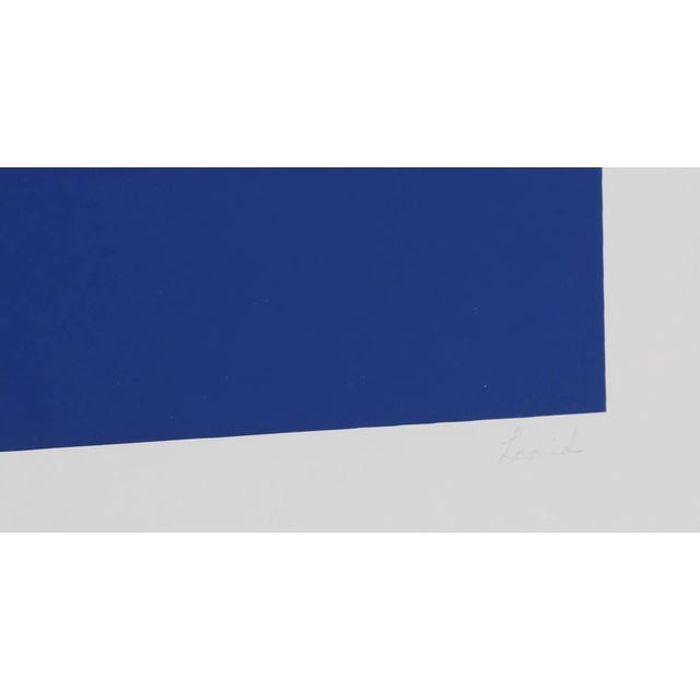 Artist: Leonid Title: Untitled - Blue Ombre Year: circa 1970 Medium: Silkscreen, signed and numbered in pencil Edition:...