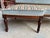 Antique English Chaise Lounge Bench Victorian Hall Seat Carved Walnut C1880 For Sale - Image 11 of 18
