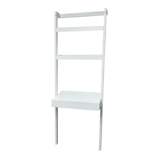 Crate & Barrel Sawyer White Desk For Sale