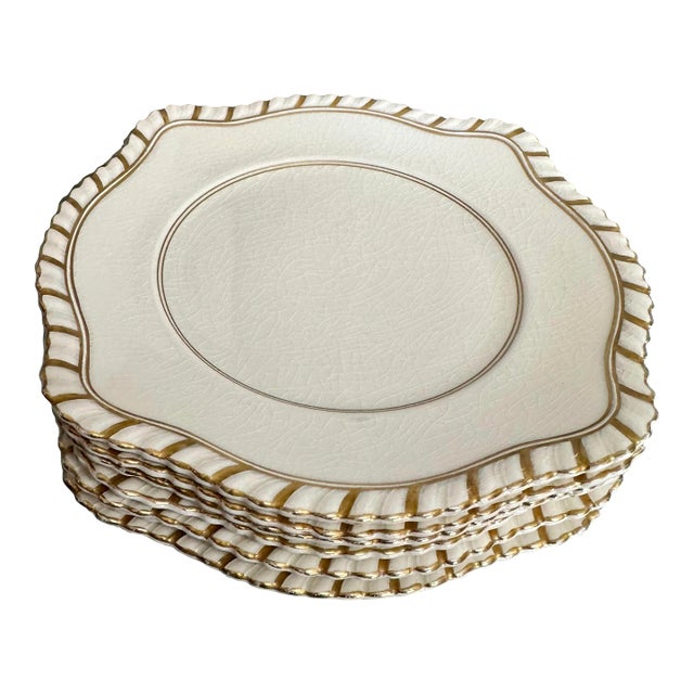 Johnson Bros English Dessert Plates , S/7 For Sale