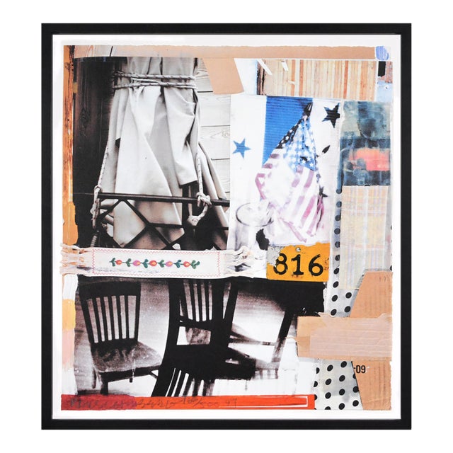 1997 Tag Screenprint Robert Rauschenberg For Sale