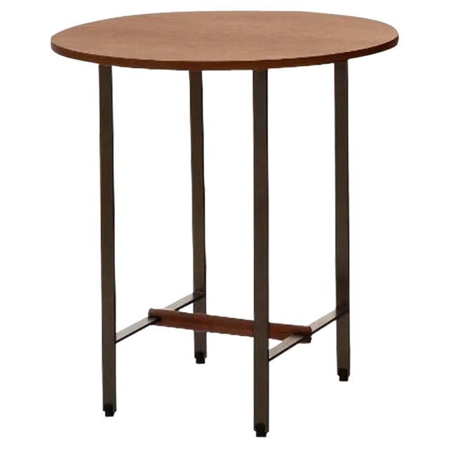 Walnut Round Sisters Side Table by Patricia Urquiola For Sale