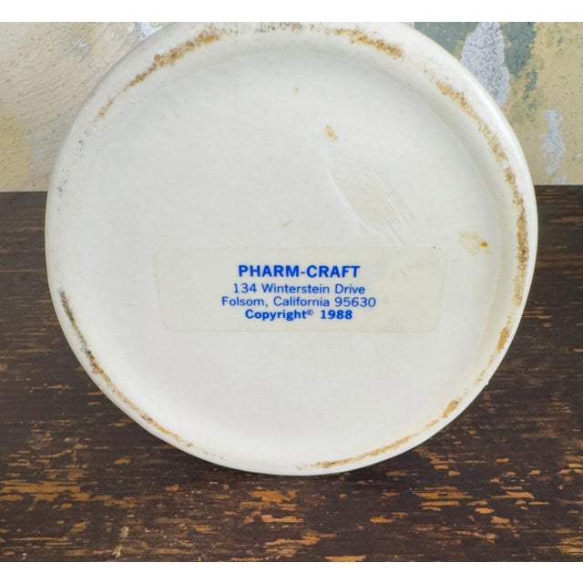 White 1980s Apothecary Jar For Sale - Image 8 of 8