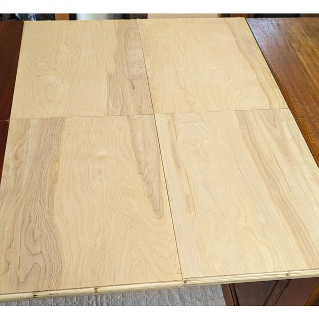 Wood 1950's Saginaw Expandable Buffet Table For Sale - Image 7 of 12