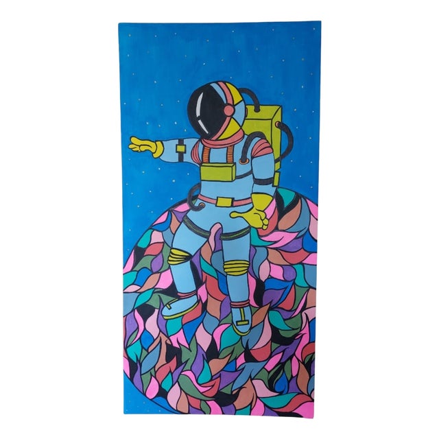 Priscilla Bilijam, Silly Astro, 2024, Acrylic on Canvas For Sale