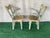 Metal Set of Four Faux Bois Garden Chairs For Sale - Image 7 of 14