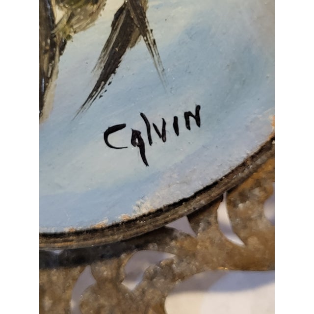 1960s Original Oil Painting For Sale - Image 4 of 11