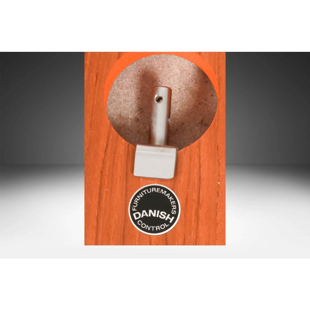 Hans Wegner Danish Teak Single Column Freestanding Modular Wall Unit Room Divider For Sale - Image 15 of 16