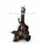 Vintage Organic Modern Driftwood Side Table With Acrylic Top, Mid-Century For Sale - Image 11 of 18