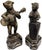 Bring charm, wit, and sophisticated whimsy to your room with this rare, vintage matched pair of sculptural bear figurines...