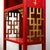 Pair of Vintage Louis XVI Style Chinoiserie Red Lacquer Display Cabinets For Sale - Image 13 of 17
