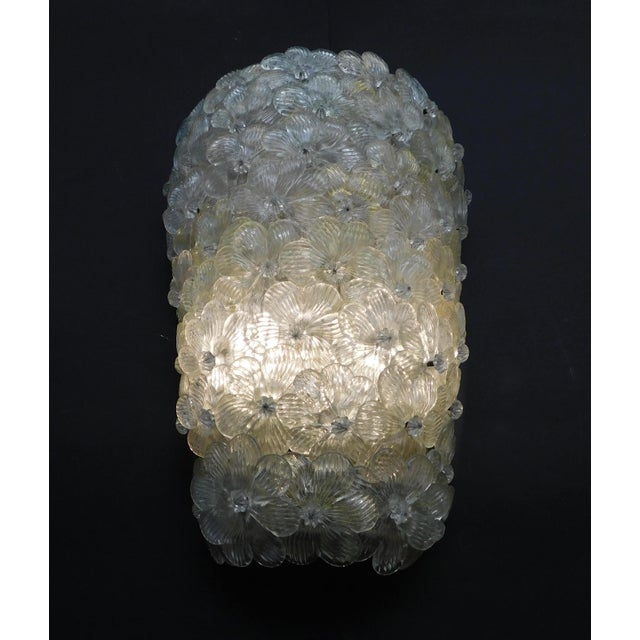 Gold 1960s Millefiori Sconces by Barovier E Toso, a Pair For Sale - Image 8 of 10