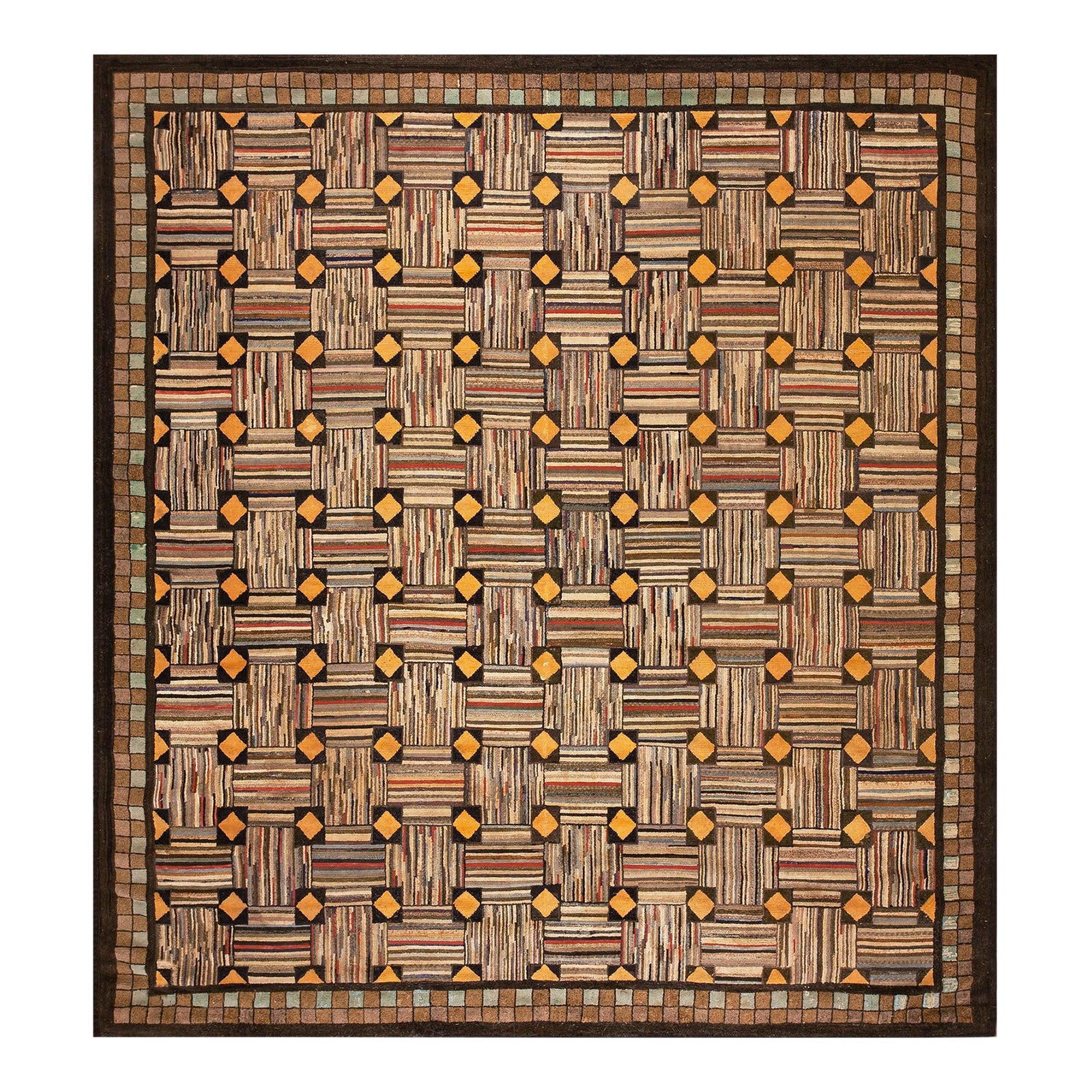 Striking Black-Yellow Forming Diamond in a Brown Background Color ...