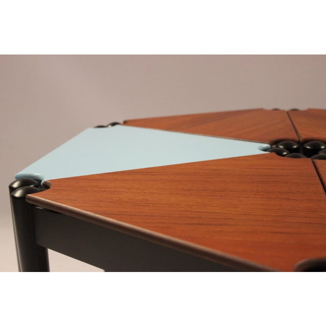 1980s Teak Coffee Table in Six Triangular Parts by Helge Møller, 1980s For Sale - Image 5 of 15