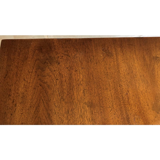 Circa 1970 Henredon Fine Furniture Chinoiserie-Style Mahogany Bedside / Chairside Commode For Sale - Image 17 of 18