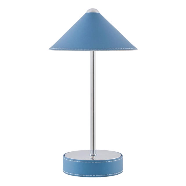 Nomelle Accent Table Lamp Brushed Blue For Sale