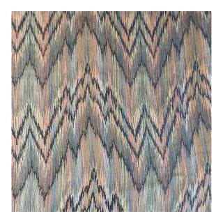 Vintage Missoni Home X Kravet Couture "Sfumato Zigzag" Flamestitch Jacquard Upholstery Fabric- 5 Yards For Sale