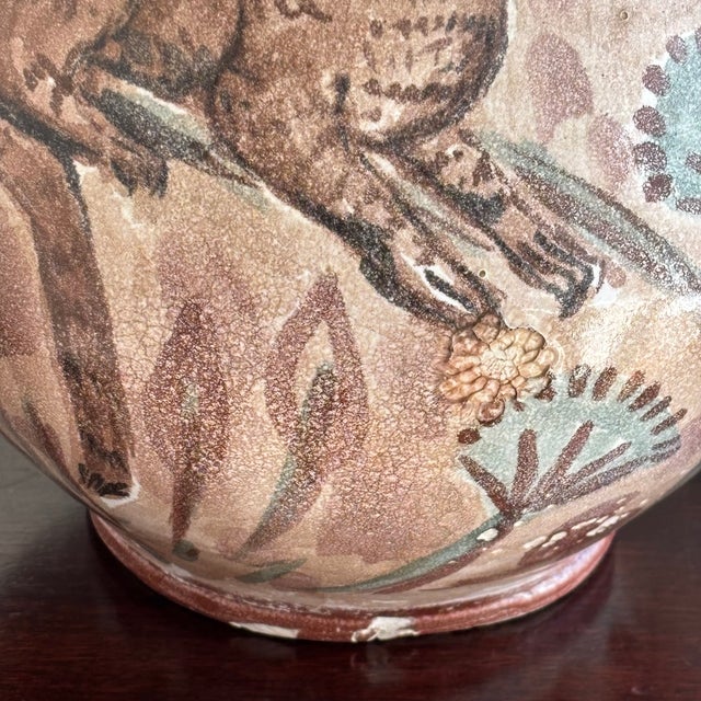 Large Mid-20th Century Mexican Tonalá Pottery Vase For Sale - Image 15 of 18
