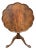 Vintage Tilted Piecrust Table Ball Claw Feet For Sale