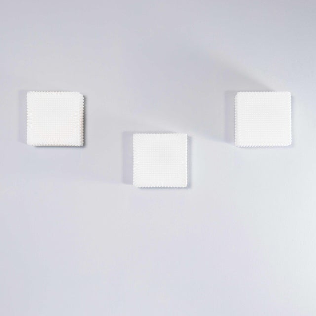 Czech Opaline Geometric Ceiling Lamp, 1950s For Sale - Image 6 of 11