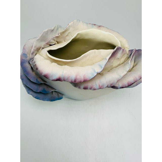 Alabaster Vintage Studio Pottery Vase For Sale - Image 8 of 8