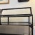 2020s Crate & Barrel Ventana Iron + Glass Console For Sale - Image 5 of 12