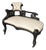 Ebonised Miniature Chaise Lounge For Sale