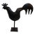 French Iron Rooster Sculpture For Sale