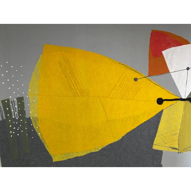 Modern Calman Shemi Large Format Wall Tapestry, 1978 For Sale - Image 3 of 12