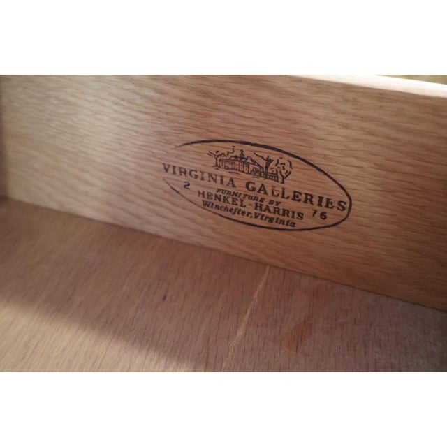 Wood 1990s Henkel Harris Virginia Galleries Cherry Wood 7 Drawer Lingerie Chest For Sale - Image 7 of 13
