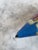 Metal Hand-Painted Li Bien Angel Ornament With Gold & Blue Accents in Gift Box For Sale - Image 7 of 11