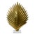 Matthew Izzo Home Sprig Antique Brass Table Sculpture on Marble Base For Sale