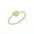 Minimalism Everyday Wear Yellow Sapphire Midi Ring Size 7 For Sale - Image 3 of 8