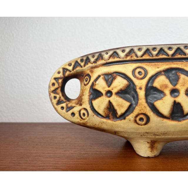 Mid-Century Modern West German Pottery WGP Planter from Gebrüder Spang, 1960s For Sale - Image 15 of 18