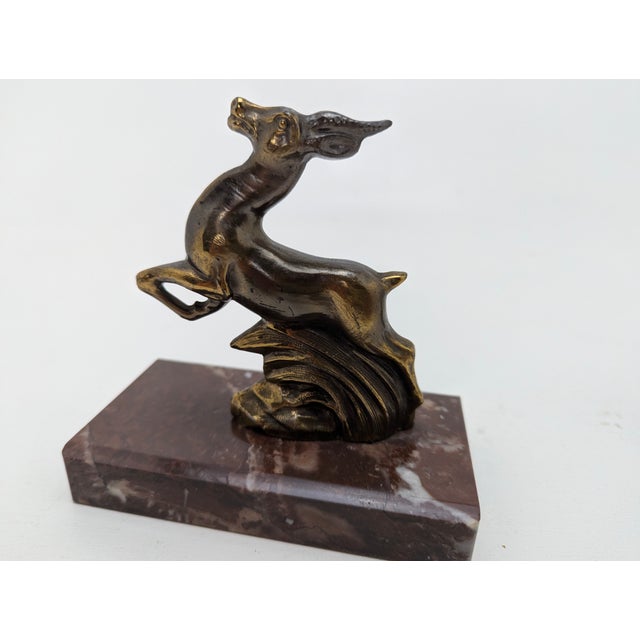 Vintage French Art Deco Gazelle Figurines, 1920s, Set of 2 For Sale - Image 4 of 6
