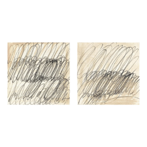 Set of Small Abstract Painting on Canvas