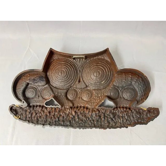 Mid Century Owl Wall Sculpture For Sale - Image 17 of 18