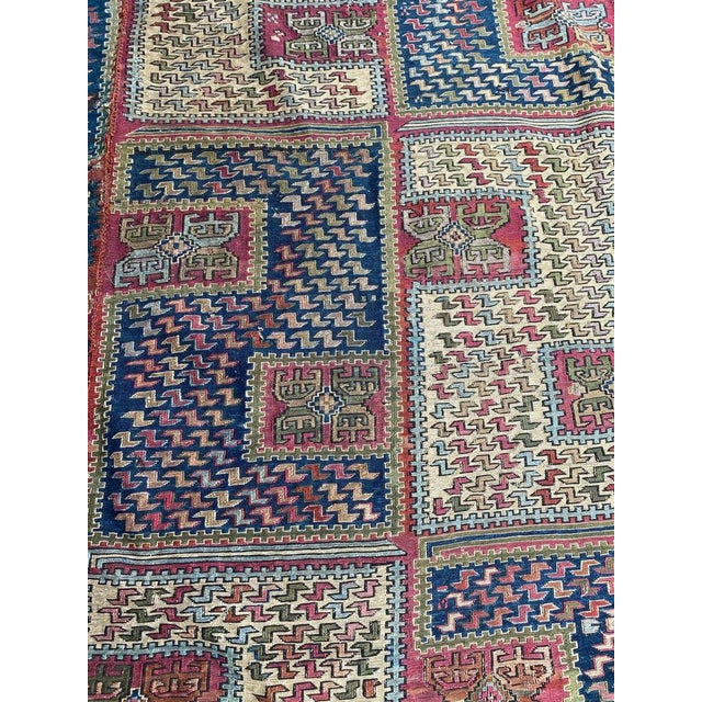 Caucasian Verneh Embroidered Kilim For Sale - Image 16 of 18