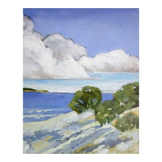 Central Coast California Pacific 11x14 Art Lynne French Seascape Landscape For Sale