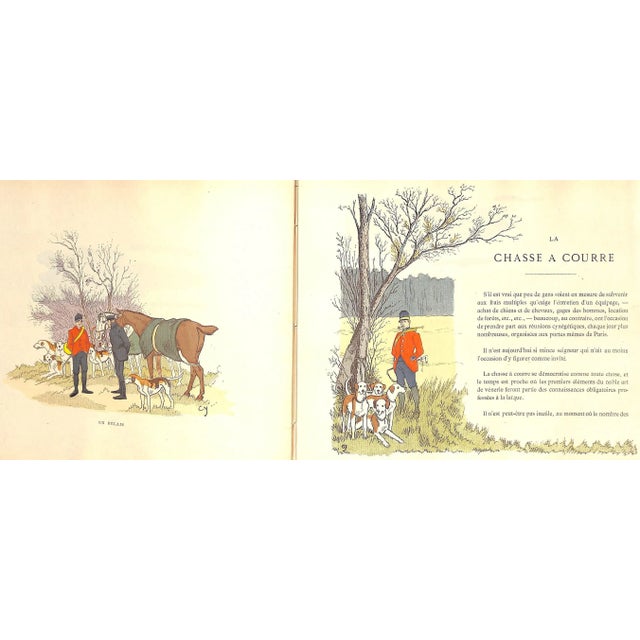 Green "La Chasse a Courre" Crafty For Sale - Image 8 of 8