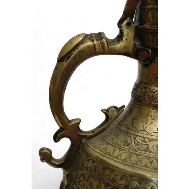 Antique Islamic Teapot in Brass Bukhara, 1900s For Sale - Image 9 of 13